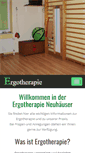 Mobile Screenshot of ergotherapie-neuhaeuser.de