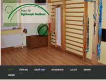 Tablet Screenshot of ergotherapie-neuhaeuser.de